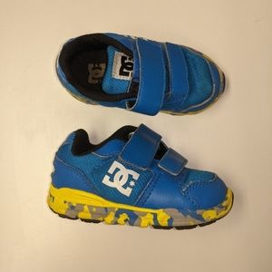DC FORTER V Toddler walking sneakers blue